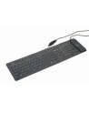 KLAWIATURA GEMBIRD SILIKONOWA WODOODPORNA BLACK USB/PS2 - nr 11