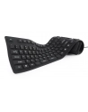 KLAWIATURA GEMBIRD SILIKONOWA WODOODPORNA BLACK USB/PS2 - nr 1