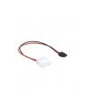 KABEL SATA ZASILAJĄCY MOLEX(M)->SATA(F)SLIM 6PIN 24CM DELOCK - nr 8