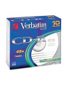 Verbatim CD-R [ slim jewel case 10 | 700MB | 52x | DataLife ] - nr 24