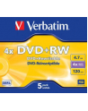 Verbatim DVD+RW [ jewel case 5 | 4.7GB | 4x ] - nr 5