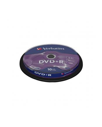 Verbatim DVD+R [ cake box 10 | 4.7GB | 16x | matte silver ]