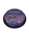 Verbatim DVD+R [ cake box 10 | 4.7GB | 16x | matte silver ] - nr 12
