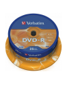 Verbatim DVD-R [ cake box 25 | 4.7GB | 16x | matte silver ] - nr 18