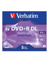 Verbatim DVD+R DL [ jewel case 5 | 8.5GB | 8x | matte silver ] - nr 15