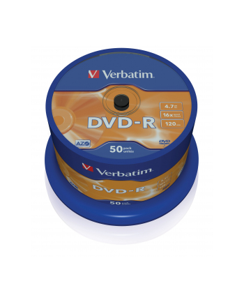 Verbatim DVD-R [ cake box 50 | 4.7GB | 16x | matte silver ] nr 1