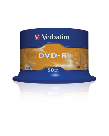 Verbatim DVD-R [ cake box 50 | 4.7GB | 16x | matte silver ] nr 2