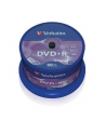 Verbatim DVD+R [ cake box 50 | 4.7GB | 16x | matte silver ] - nr 13