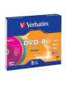 Verbatim DVD-R [ slim jewel case 5 | 4.7GB | 16x | Colour ] - nr 18