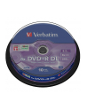 Verbatim DVD+R DL [ cake box 10 | 8.5GB | 8x | matte silver ] - nr 18