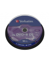 Verbatim DVD+R DL [ cake box 10 | 8.5GB | 8x | matte silver ] - nr 33