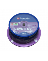 DVD+R DL Verbatim [ spindle 25 | 8,5GB | 8x |  MATT SILVER ] - nr 21