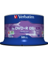 Verbatim DVD+R DL [ spindle 50 | 8,5GB | 8x | matt silver surface ] - nr 1