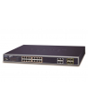 PLANET WGSW-20160HP 16x GE PoE 4xSFP 802.3at - nr 24