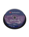 Verbatim DVD+R [ cake box 10 | 4.7GB | 16x | matte silver ] - nr 25
