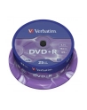 Verbatim DVD+R [ cake box 25 | 4.7GB | 16x | matte silver ] - nr 15