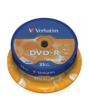 Verbatim DVD-R [ cake box 25 | 4.7GB | 16x | matte silver ] - nr 25