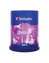 Verbatim DVD+R [ cake box 100 | 4.7GB | 16x | matte silver ] - nr 27
