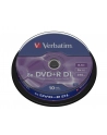 Verbatim DVD+R DL [ cake box 10 | 8.5GB | 8x | matte silver ] - nr 10