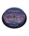 Verbatim DVD+R DL [ cake box 10 | 8.5GB | 8x | matte silver ] - nr 22