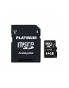 PLATINUM MICRO SD 64GB CLASS 10 + ADAPTER - nr 2
