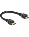 KABEL HDMI-HDMI HIGH SPEED ETH. 25CM DELOCK (V1.4 LAN TV) - nr 12