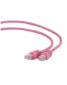 Patch cord ekranowany FTP kat.6e osłonka zalewana 3M różowy - nr 6
