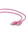 Patch cord ekranowany FTP kat.6e osłonka zalewana 3M różowy - nr 8