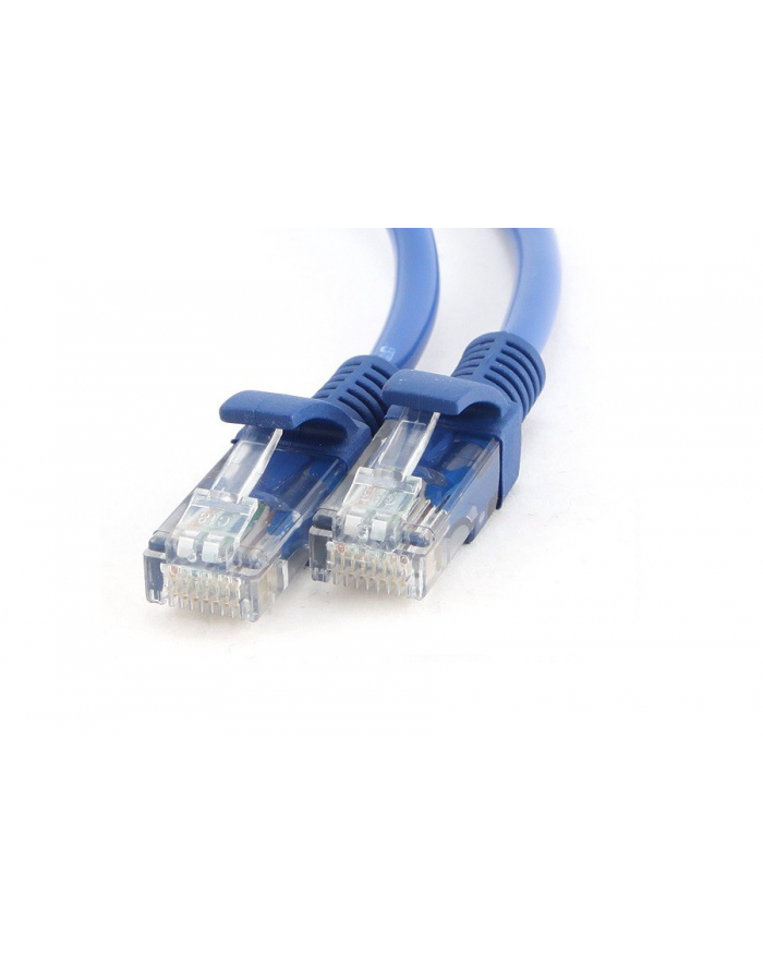 Patch cord kat.5e osłonka zalewana 1.5M niebieski główny