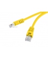 Patch cord kat.5e osłonka zalewana 1.5M żółty - nr 7