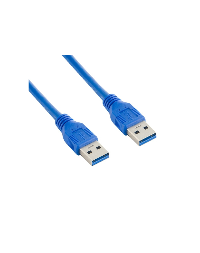 Kabel USB 3.0 AM-AM 1,0m niebieski główny