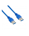 Kabel USB 3.0 AM-AM 1,0m niebieski - nr 2