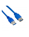 Kabel USB 3.0 AM-AF 5.0m|niebieski - nr 1