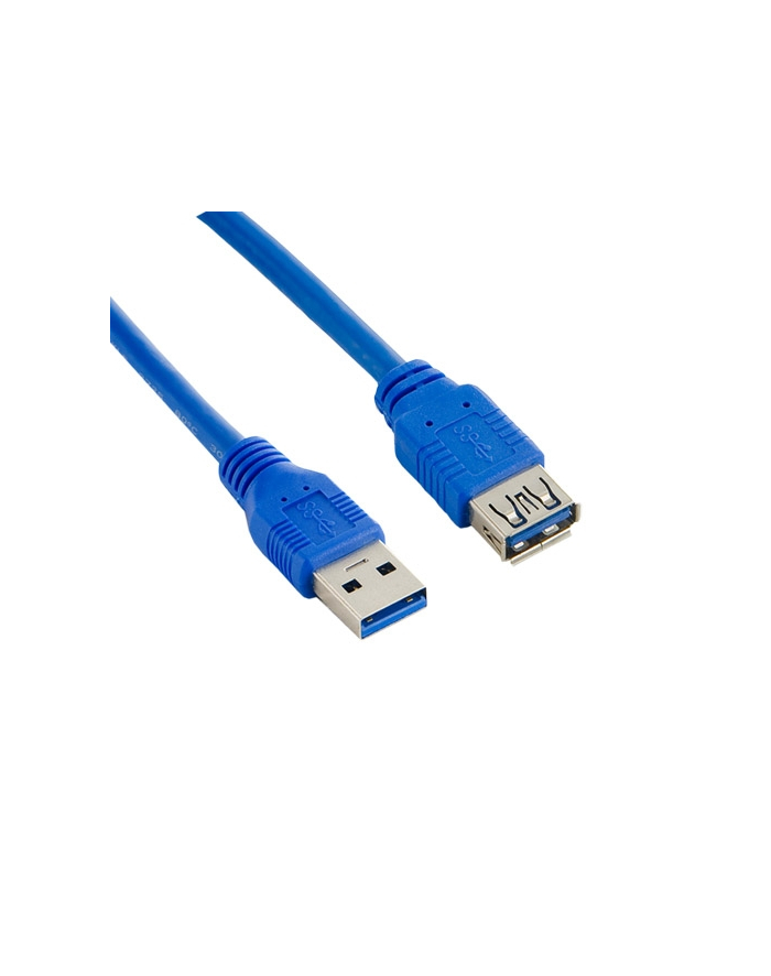 Kabel USB 3.0 AM-AF 5.0m|niebieski główny