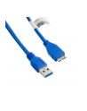 Kabel USB 3.0 AM- Micro BM 1.0m|niebieski - nr 1