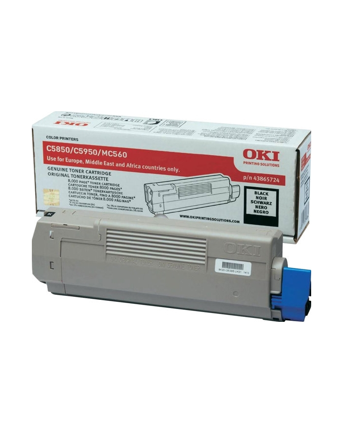 Oki czarny toner do C5850/5950 (8 000 tron) główny