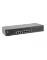 SWITCH 8-PORT 100MB (4-PORTY POE MAX 61.6W) 10.5'''' 19'''' LEVELONE'' - nr 8