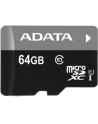 Adata microSDXC Premier 64GB UHS-1/class10 + adapter - nr 18