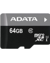 Adata microSDXC Premier 64GB UHS-1/class10 + adapter - nr 19