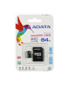 Adata microSDXC Premier 64GB UHS-1/class10 + adapter - nr 6