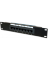 Digitus Patch panel  10'' UTP, 8 portowy RJ-45 kat. 5e 1U, LSA (kompletny) - nr 10