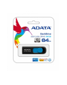 Adata DashDrive UV128 64GB USB3.0 czarno - niebieski 90MB / 40MB - nr 2