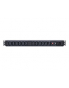 Cyber Power PDU 12 gniazd, 16A, 1U, RACK, PDU20BHVIEC12R, montaż pion lub    poziom - nr 19