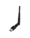 Digitus Mini karta sieciowa WiFi 300N USB 2.0, odkręcana antena 3dBi     2T/2R WPS Realtek - nr 18