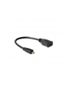 Delock Adapter Micro HDMI-D(M)->HDMI-A(F) 23cm - nr 15