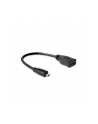 Delock Adapter Micro HDMI-D(M)->HDMI-A(F) 23cm - nr 11