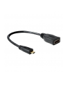 Delock Adapter Micro HDMI-D(M)->HDMI-A(F) 23cm - nr 16