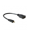 Delock Adapter Micro HDMI-D(M)->HDMI-A(F) 23cm - nr 8