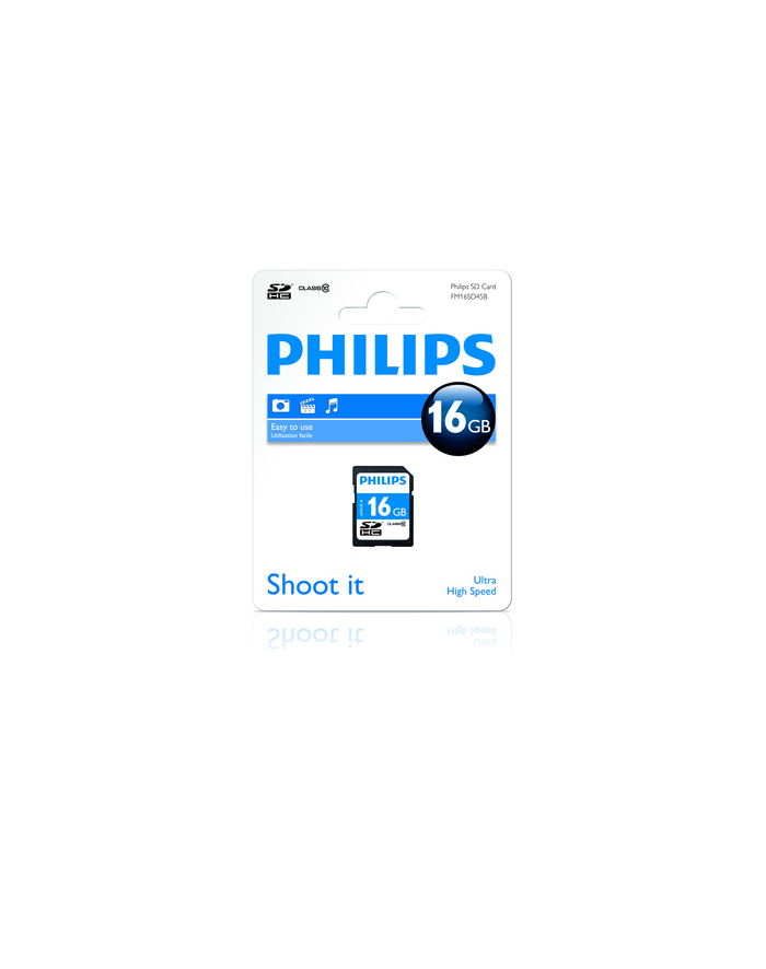 Philips karta pamięci SDHC 16GB Class 10 główny