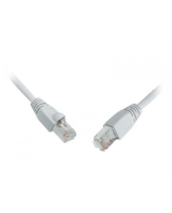 Solarix patchcord kat. 6 SFTP PVC, osłonka nasuwana, 15m szary
